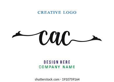 CAC lettering logo is simple, easy to understand and authoritative