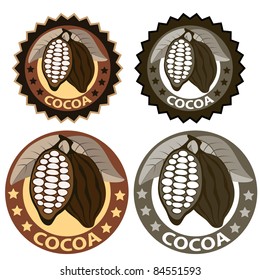 Cacao bean set