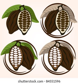 Cacao bean set