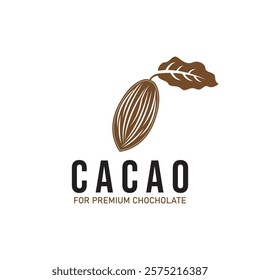 cacao cocoa chochoclate logo icon vector design