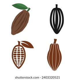 diseño de ilustración vectorial de icono de cacao