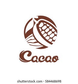 Cacao logo design.