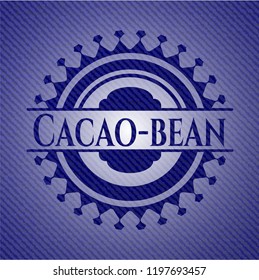 Cacao-bean with denim texture