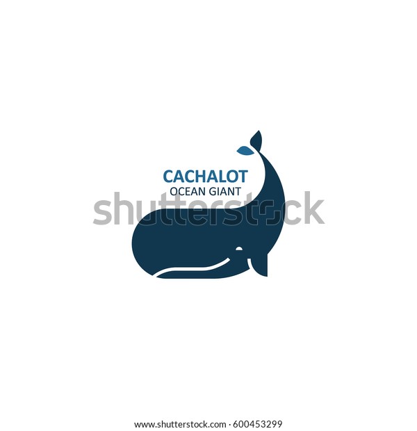 カチャロットのロゴ マッコウクジラのアイコン ベクターイラスト Eps 8 のベクター画像素材 ロイヤリティフリー 600453299