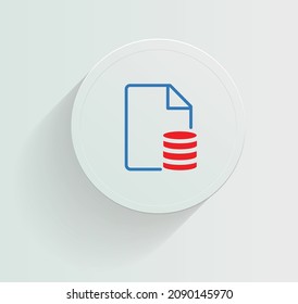 caching library Icon Vector Design