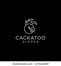 Cackatoo logo design icon template