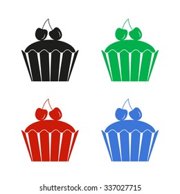 Cacke - color vector icon