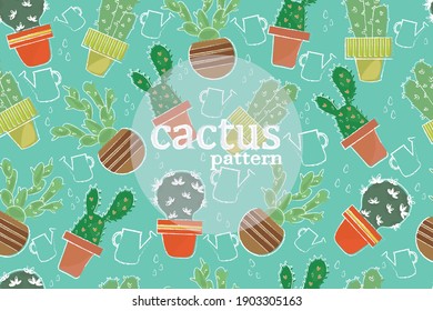 
cacti background, quality graphics, cartoon artistic