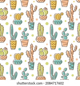 Dibujo a mano en forma de doodle sin fisuras. Diseño para tela, textil, papel pintado. Ilustración de material vectorial. 