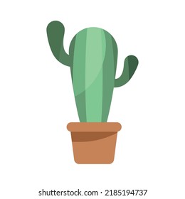 cactu houseplant in pot icon