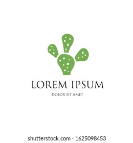 cactus abstract corporate logo identity, vector illustration