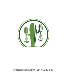 cactus abstract logo modern style