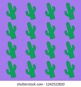 Cactus background.vector illustration