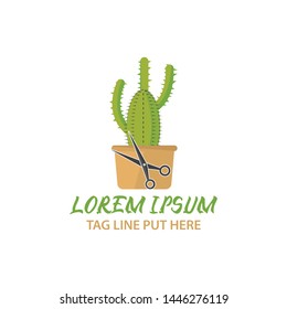 CACTUS BARBERS LOGO/IDENTITY DESIGN FOR USE BARBERS SHOP