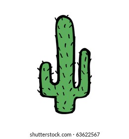 caricatura de cactus