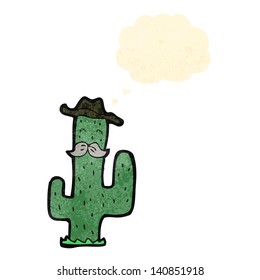 personaje de caricatura de cactus