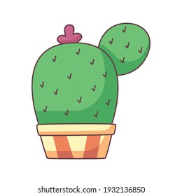 cactus cartoon doodle hand drawn concept vector kawaii illustration