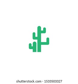 Cactus cartoon icon,vector on a white background