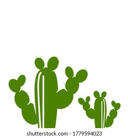 cactus in cartoon style. vector and illustration, hand drawn style, isolated on white background.