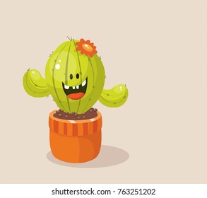 
cactus cartoon vector