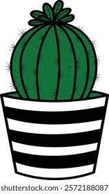 Cactus clip art features charming illustrations of various cactus plants, including succulents and desert flora. Perfect for creative projects, invitations, logos, and decorations,