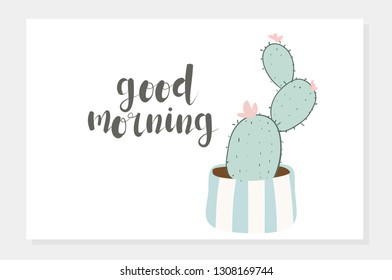cactus cute hand drawn  text cartoon lovely card ,elements,flyers, invitation,brochure, banners,posters,white background,bag and t-shirt print