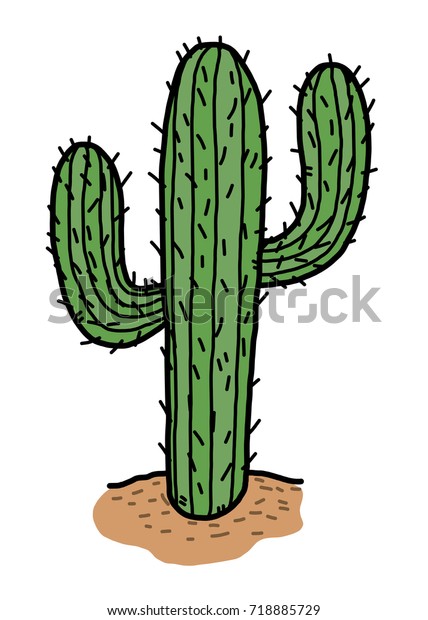 Kaktus Tecknad