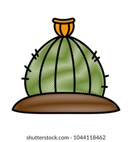 cactus desert isolated icon
