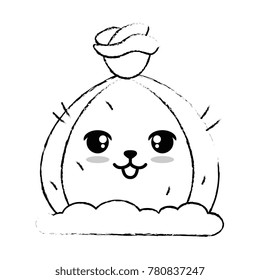 cactus desert kawaii character