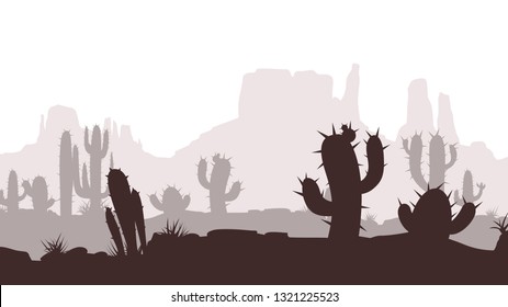cactus desert landscape