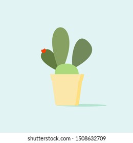 Cactus, desert plant flat icon, vector sign, Cactus colorful pictogram. Symbol, logo illustration. Flat style design