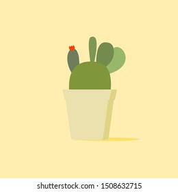 Cactus, desert plant flat icon, vector sign, Cactus colorful pictogram. Symbol, logo illustration. Flat style design