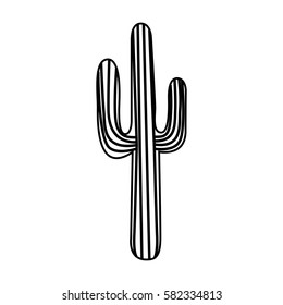 cactus desert plant icon