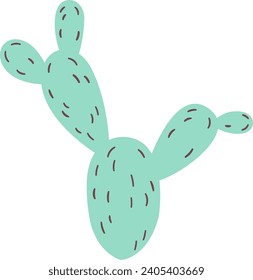 Ilustración de vectores de plantas de desierto de Cactus