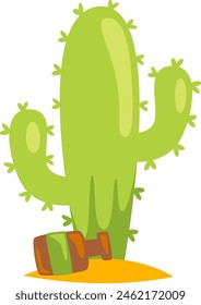 Cactus Desert Plant Vector Illustration