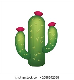 Cactus Desert  Southwestern culture, or the Wild West. icon vector template Use for text emoji emotion expression reactions chat comment social media app smartphone to family friends