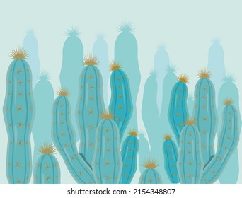 cactus deserts plants poster background