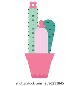 Cactus design element asset background illustration