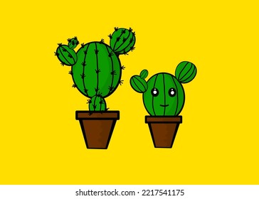 Cactus Designs For Clothing Pattern Purposes, T-shirts, Stickers, Shoe Prints, Bags, Towels, Book Covers, Banners, Children's Animations, Animated Videos