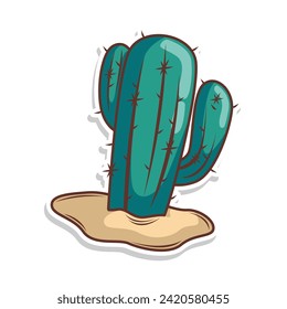 cactus doodle art illustration design