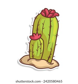 cactus doodle art illustration design