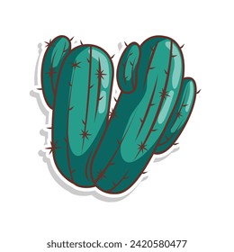 cactus doodle art illustration design