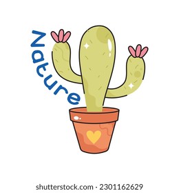 Cactus doodle filled outline vector icon. EPS 10 file