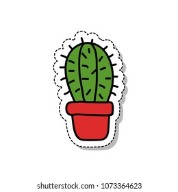 cactus doodle icon