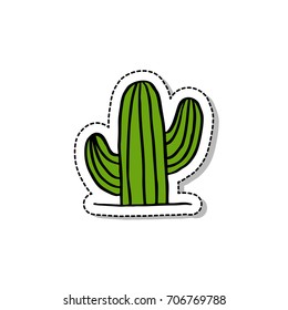 cactus doodle icon