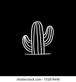 cactus doodle icon