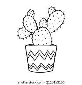 Cactus Flower, Clip Art Vector