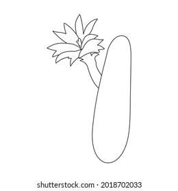Cactus of flower vector icon.Outline vector icon isolated on white background cactus of flower.
