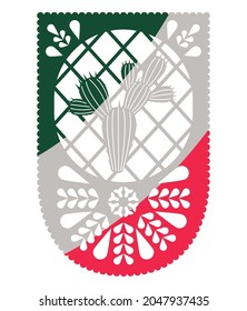 cactus garland design of mexico