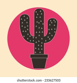 cactus graphic design , vector illustration
